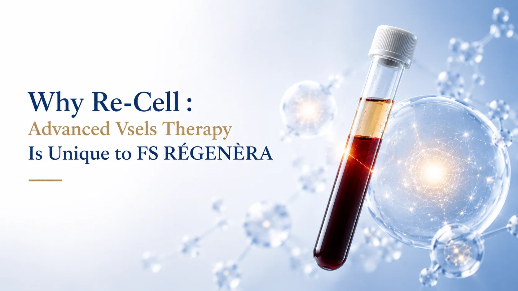 Why Re-Cell : Advanced Vsels Therapy Is Unique to FS RÉGENÈRA